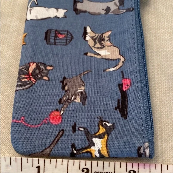 Vera Bradley Zip ID Case with Key Ring in Cats Meow.  NEW - Picture 6 of 6